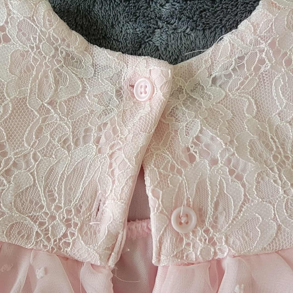 Nanette Baby Pink and White Lace Dress - Picture 6 of 7